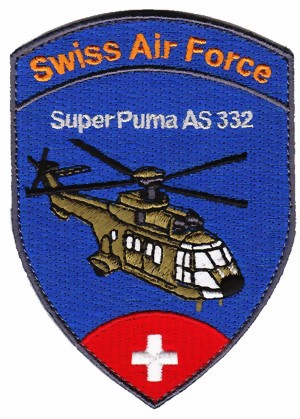 Picture of Super Puma AS332 Swiss Air Force Patch