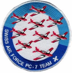 Picture of PC-7 Team Patch Swiss Air Force Team