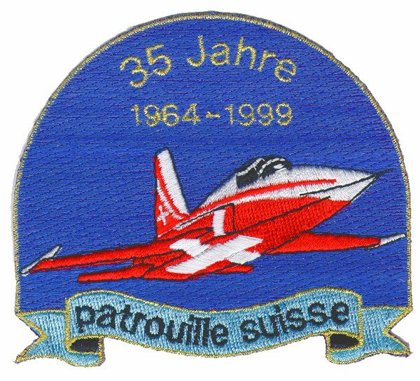 Picture of Anniversary Patch Patrouille Suisse Swiss Air Force Aerbatic Team Patches