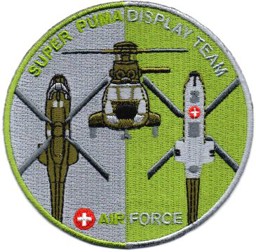 Picture of Swiss Air Force Super Puma Display Team Insignia Patch 2018