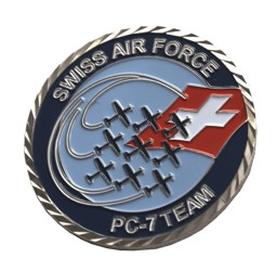 Immagine di Coins Swiss Air Force PC-7 TEAM altes Logo