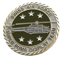 Image de Coins Super Puma Display Team Forces aériennes suisses,