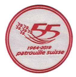 Immagine di Patrouille Suisse 55 Jahre Jubiläums Abzeichen