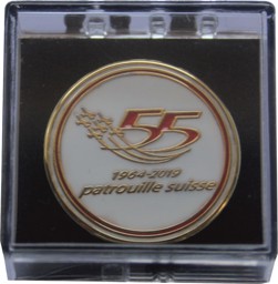 Image de Patrouille Suisse Jubiläums Pin mit Geschenkbox, Nummeriert, 21mm