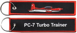 Picture of PC-7 Turbo Trainer Flugzeug Schlüsselanhänger