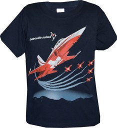Picture of Patrouille Suisse Kinder T-Shirt navyblau