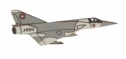 Immagine di Mirage 3S Pin Schweizer Luftwaffe  38mm