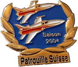 Image de Saison Pin Patrouille Suisse 2004