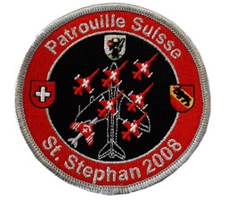 Image de Patrouille Suisse in St. Stephan 2008