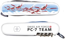 Immagine di Swiss Air Force PC-7 TEAM Victorinox Taschenmesser Edition 2021, limitiert nur 200 Stück, 