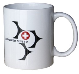 Picture of Patrouille Suisse Logo Tasse, weiss