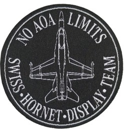 Image de F/A-18 Hornet Solo Display Abzeichen gewoben