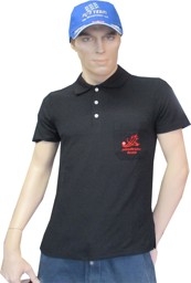Picture of Patrouille Suisse Fanclub Polo Shirt rot bestickt