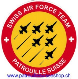 Picture of Patrouille Suisse Aufkleber rund