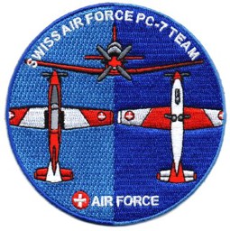 Bild von Swiss Air Force PC-7 Team Abzeichen 2018