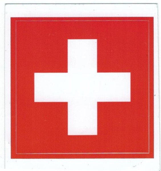 Bild von Schweizer Kreuz quadratisch