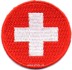 Bild von Schweizer Luftwaffe rund Flagge Aufnäher Abzeichen