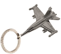 Bild von F/A-18 Hornet Schlüsselanhänger Silber