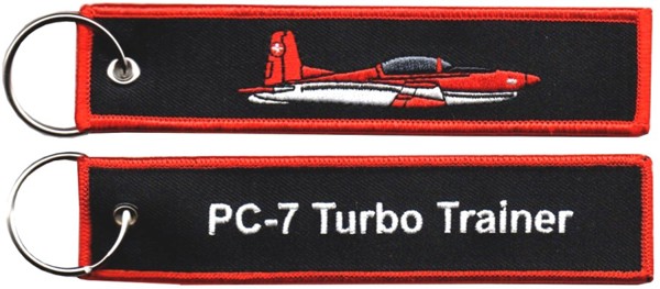 Bild von PC-7 Turbo Trainer Flugzeug Schlüsselanhänger