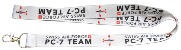 Bild von Swiss Air Force PC-7 Halsbändel / Schlüsselband