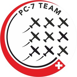 Bild von PC-7 Display Team Logo Autoaufkleber 
