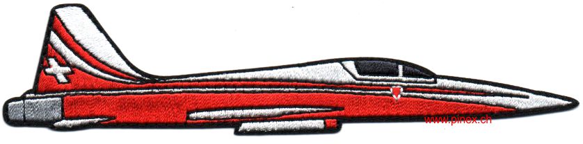 Bild von Tiger F5e side view Abzeichen Badge Patch