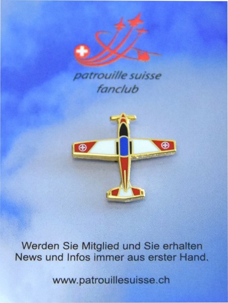 Bild von Swiss Air Force PC-7 Team Pin small  17mm