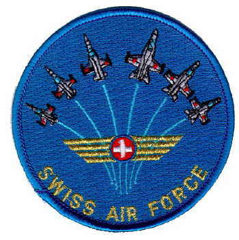 Bild von Schweizer Luftwaffe Logo Tiger - F18