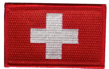 Bild von Schweizer Flagge Aufnäher Abzeichen
