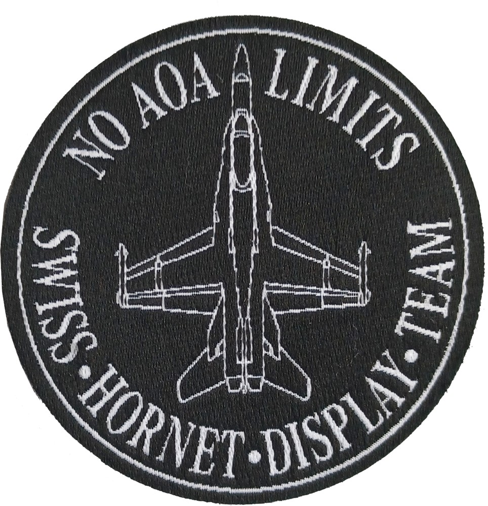 Image de F/A-18 Hornet Solo Display Abzeichen gewoben