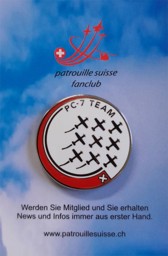 Bild von Swiss Air Force PC-7 Team Logo Pin neues Logo