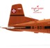 Bild von Pilatus PC-7 Schweizer Luftwaffe Ursprungsbemalung (A-931) Metallmodell 1:72
