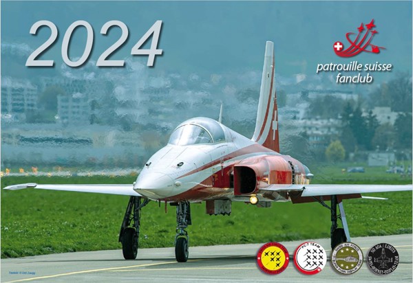 Bild von Patrouille Suisse Fanclub Kalender 2024. AB LAGER LIEFERBAR