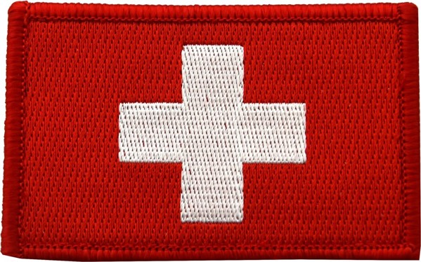 Bild von Schweizer Flagge Aufnäher Abzeichen
