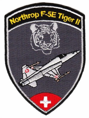 Bild von Northrop Tiger F5e Abzeichen Swiss Air Force