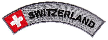 Bild von Switzerland Armabzeichen Oberarm Grau