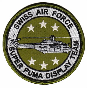 Immagine di Super Puma Swiss Air Force Display Team Abzeichen large 