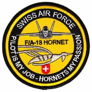 Bild von F/A-18 Hornet Pilotenabzeichen  gelb