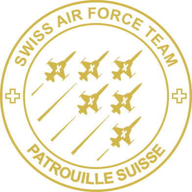 Image de Patrouille Suisse Logo Autoaufkleber 120mm Small